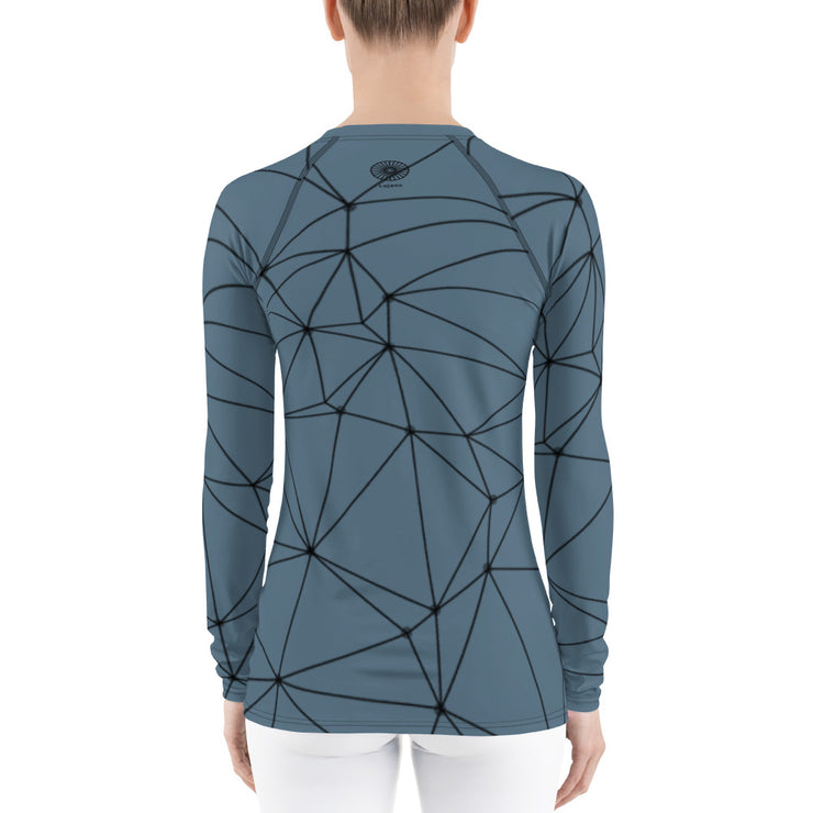 LSB Land & Sea Fitness Top in Blue Stone