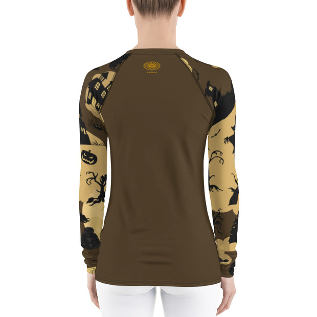 "Halloween Camo" Land & Sea Fitness Top