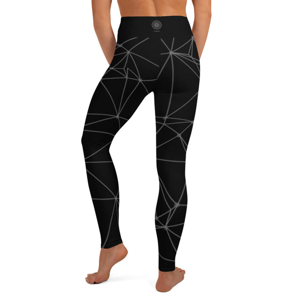 Activewear Athleisure Yoga Leggings similar to athleisure yoga leggings by Lululemon Athletica, Fabletics, Sweaty Betty, Under Armour, Nike, Nordstrom and Adidas for yoga, fitness, Pilates, workouts in moisture-wicking fabric, high fashion prints and bright colors from Pantone London Fashion Week Top Color Trends for fall and winter and New York Fashion Week top color trends for fall and winter to give you an update to your athleisure fall wardrobe and athleisure wear winter style  