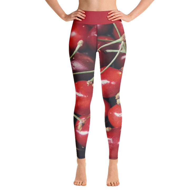 Cherry Bomb Yoga Leggings