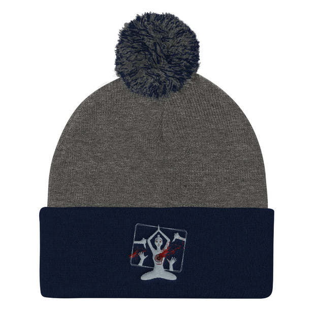 "Carrie" Pom_Pom Knit Hat