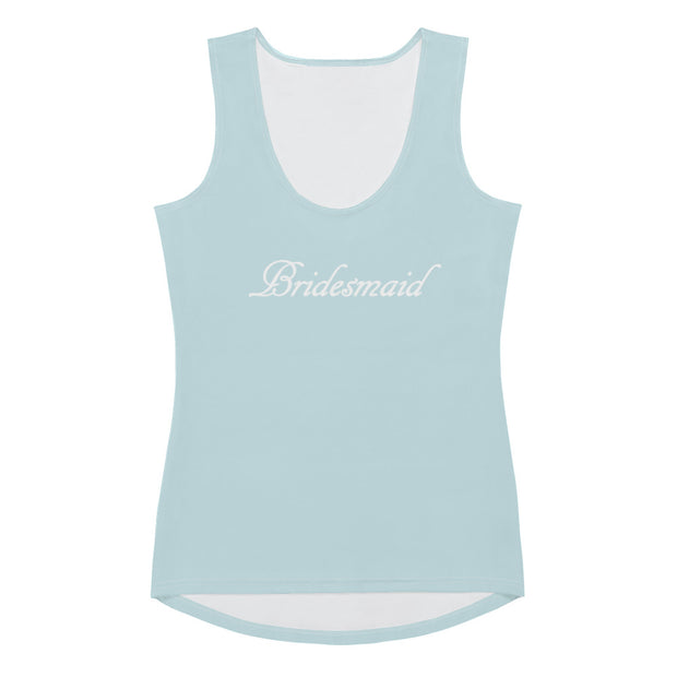 Something Blue Bridesmaid Tank Top