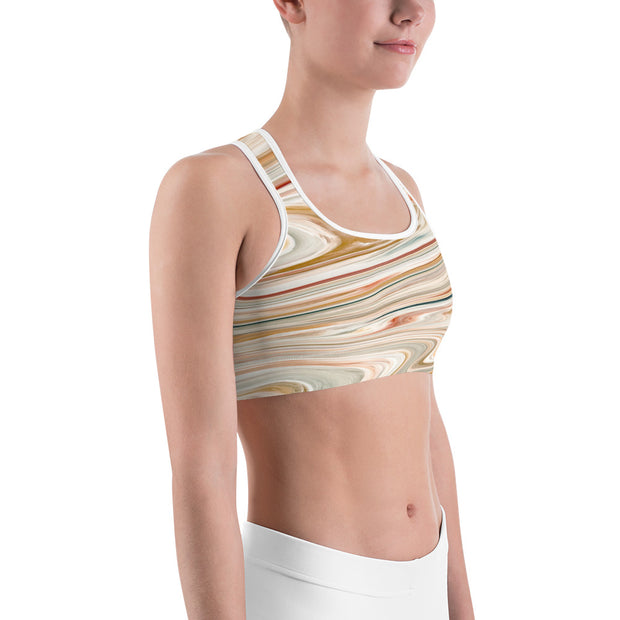 "Sahara Sands" Unpadded Fitness Bra