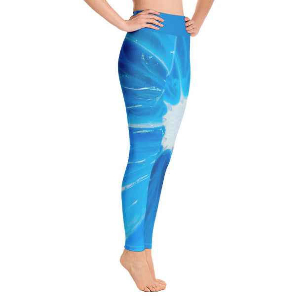 Citrus Blues Yoga Leggings