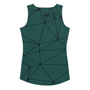 LSB GeoLine Fitness Tank Top in Forest Biome