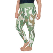 Athleisure Plus Size Leggings with great prints and colorful patterns like Athleisure leggings by Lululemon Athletica, Fabletics, Sweaty Betty, Under Armour, Nike and Adidas 