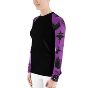 "Purple Treat Trail" Land & Sea Fitness Top