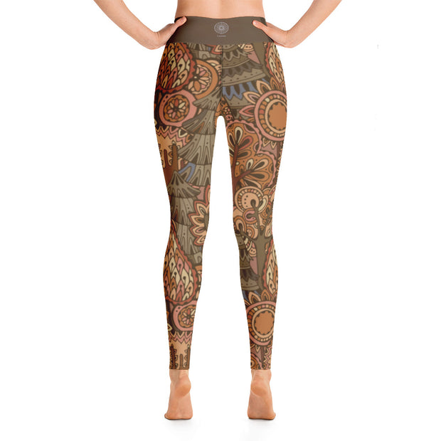 Activewear Athleisure Yoga Leggings similar to athleisure yoga leggings by Lululemon Athletica, Fabletics, Sweaty Betty, Under Armour, Nike and Adidas for yoga, fitness, Pilates, workouts in moisture-wicking fabric, high fashion prints and bright colors for hiking, camping, surfing, running, swimming, snorkeling, and other outdoor activities as well as lounging, meditation, stretching and relaxing, all for the city girl