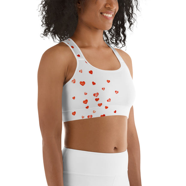 Happy Heart Sports Bra