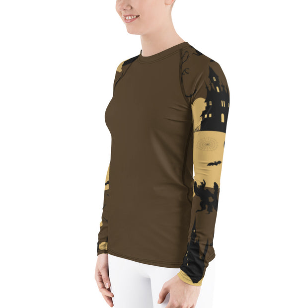 "Halloween Camo" Land & Sea Fitness Top