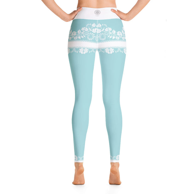 Wedding At Tiffany's Yoga Leggings