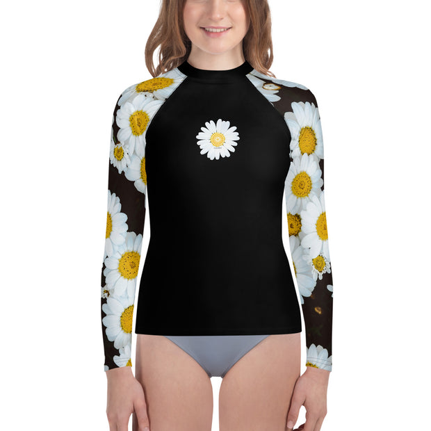 Upsy-Daisy Young Lady Fitness Rash Guard Top