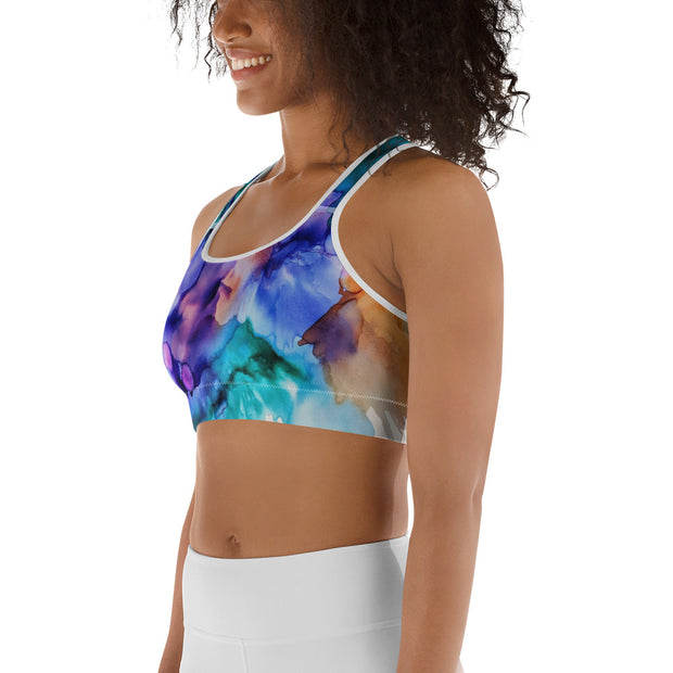 Bursting Canvas Sports Bra
