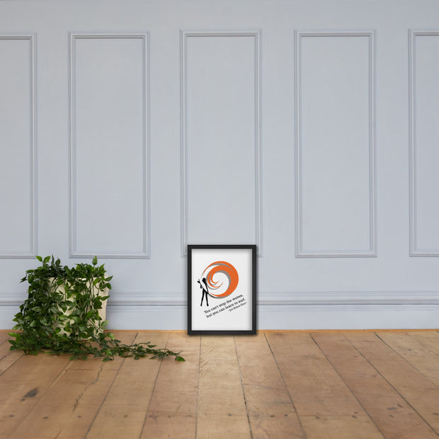 You Can Learn to Surf Framed Poster