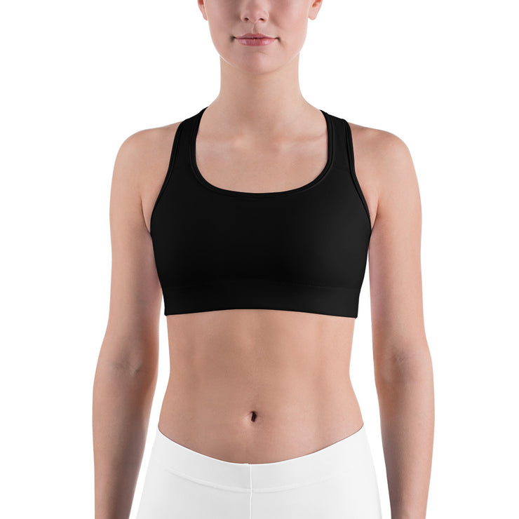 LSB Unpadded Fitness Bra in Jet Black