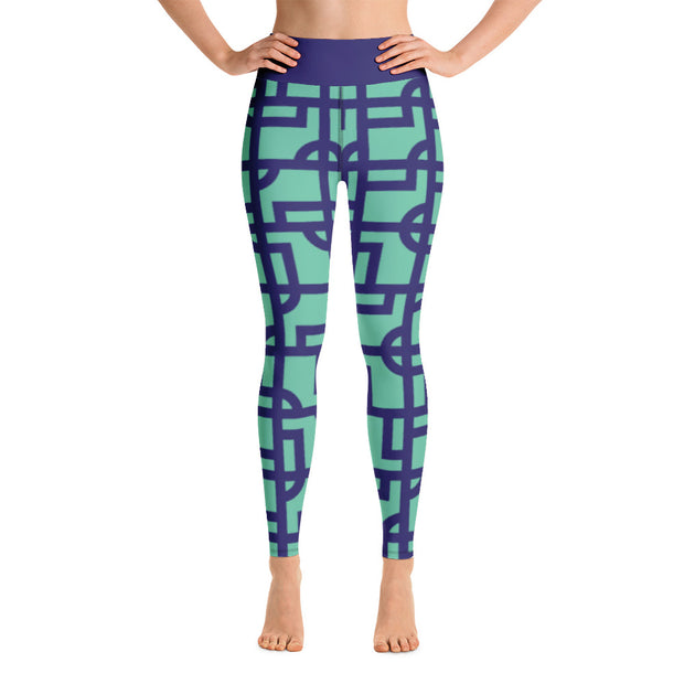 Snazzy Sinatra Yoga Leggings