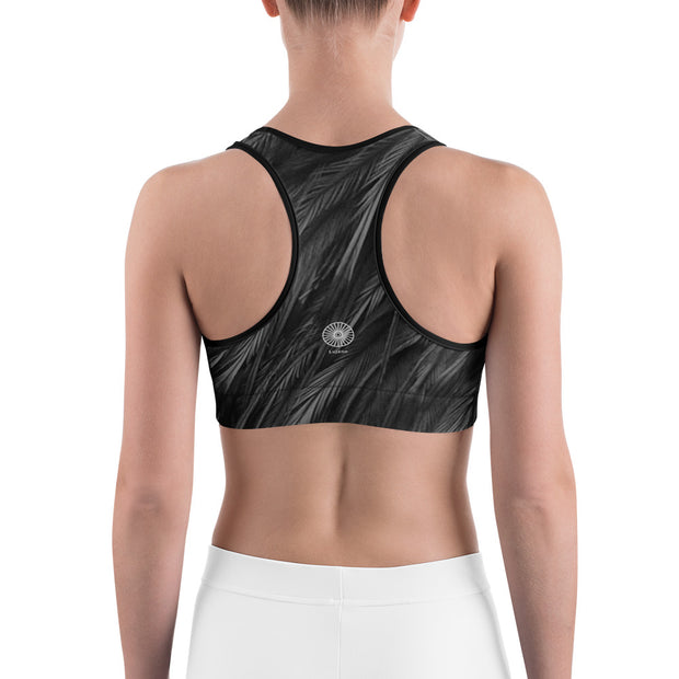 "Raven Wings" Fitness Bra