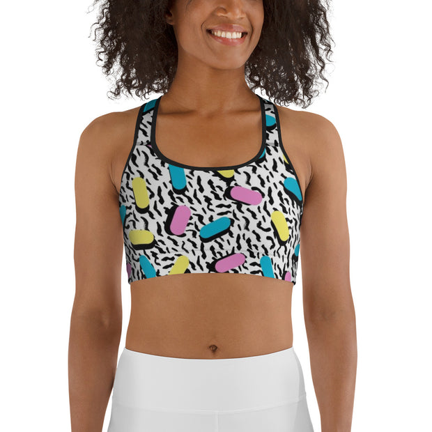 "Take a Chill Pill" Sports Bra