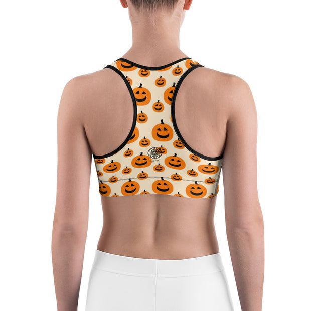 "Trip To the Pumpkin Patch" Fitness Bra