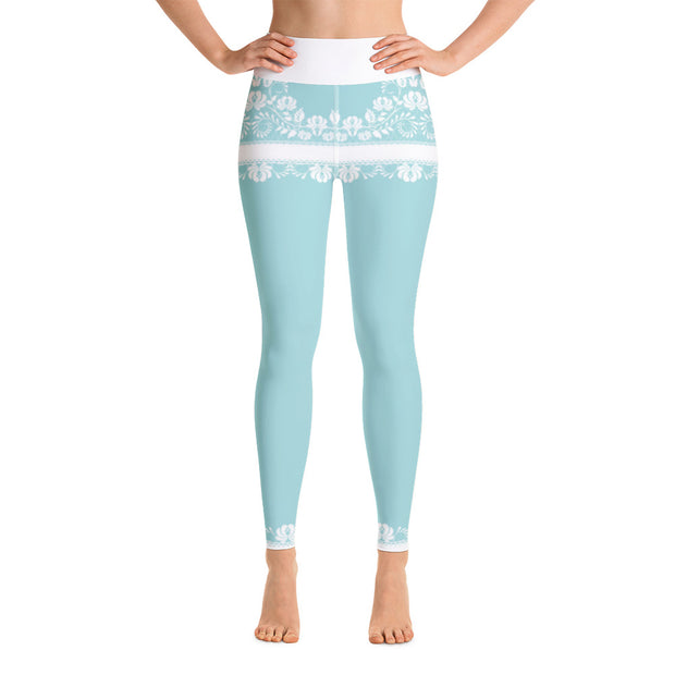 Wedding At Tiffany's Yoga Leggings