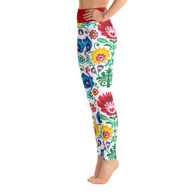 Kisses From Krakow Yoga Leggings