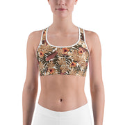 "Desert Bloom" Unpadded Fitness Bra