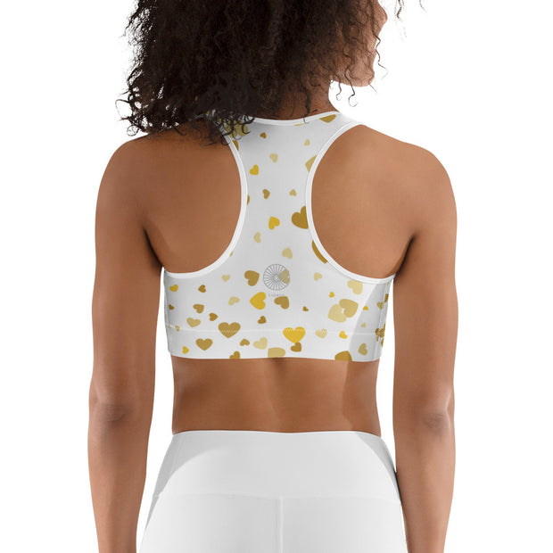 Love is In the Air Sports Bra