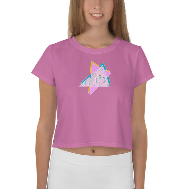 Pretty In Pink Crop Tee