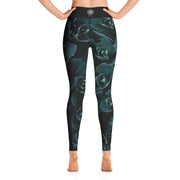 Activewear Athleisure Yoga Leggings similar to athleisure yoga leggings by Lululemon Athletica, Fabletics, Sweaty Betty, Under Armour, Nike, Nordstrom and Adidas for yoga, fitness, Pilates, workouts in moisture-wicking fabric, high fashion prints and bright colors for hiking, camping, surfing, running, swimming, snorkeling, and other outdoor activities as well as lounging, meditation, stretching and relaxing, all for the city girl