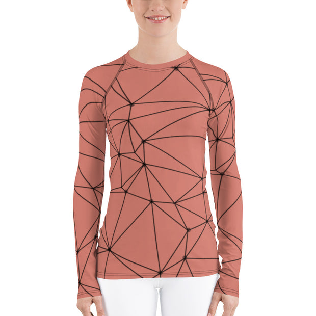 LSB Land & Sea Fitness Top in Crabapple