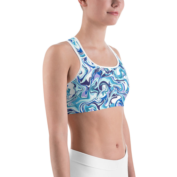 Ink Melt Sports Bra