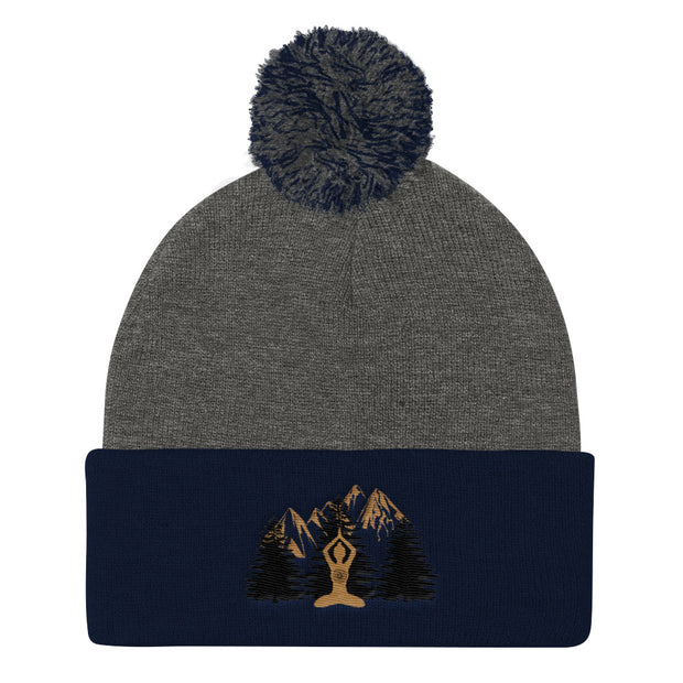 "Mountain High" Pom-Pom Knit Hat