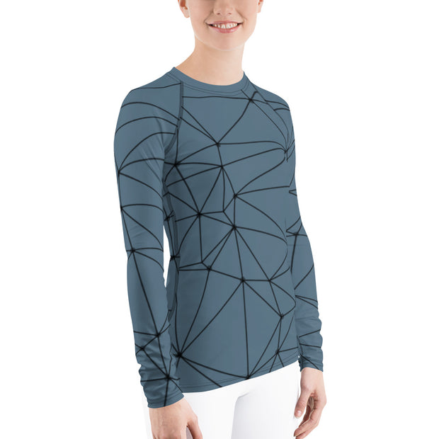 LSB Land & Sea Fitness Top in Blue Stone