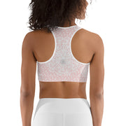 Pink Powder Puff Sports Bra