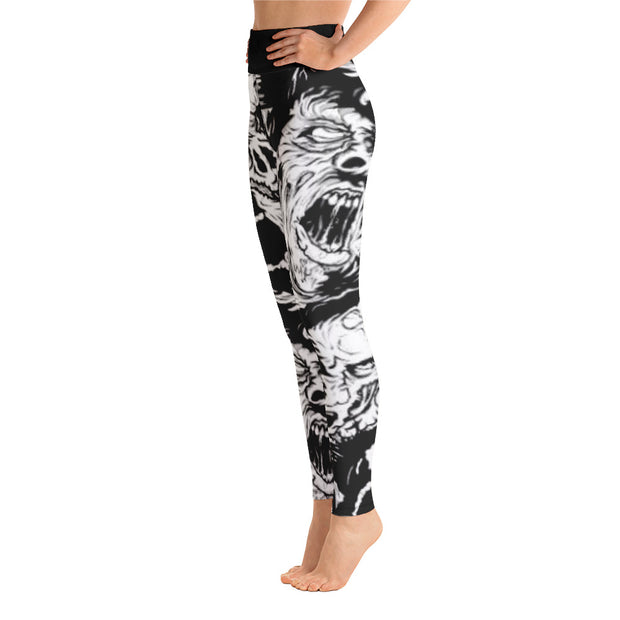 Activewear Athleisure Yoga Leggings similar to athleisure yoga leggings by Lululemon Athletica, Fabletics, Sweaty Betty, Under Armour, Nike, Nordstrom and Adidas for yoga, fitness, Pilates, workouts in moisture-wicking fabric, high fashion prints and bright colors for hiking, camping, surfing, running, swimming, snorkeling, and other outdoor activities as well as lounging, meditation, stretching and relaxing, all for the city girl