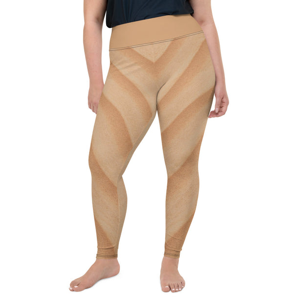 Athleisure Plus Size Leggings with great prints and colorful patterns like Athleisure leggings by Lululemon Athletica, Fabletics, Sweaty Betty, Under Armour, Nike and Adidas 