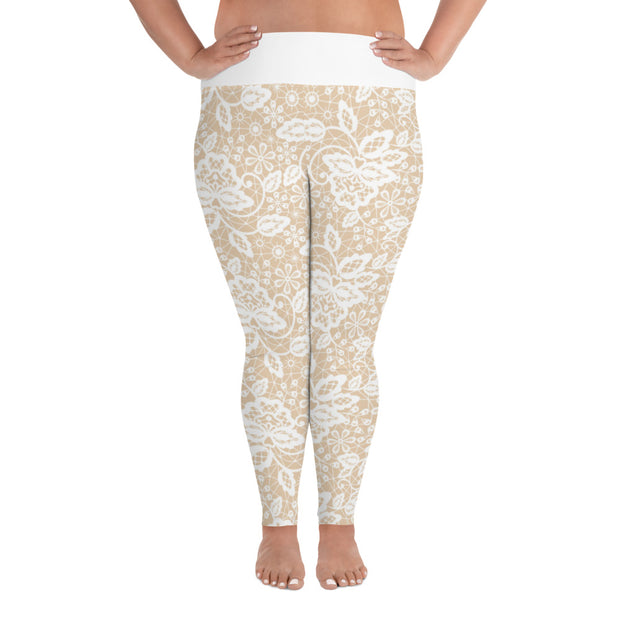 Love Lace Plus Size Yoga Leggings