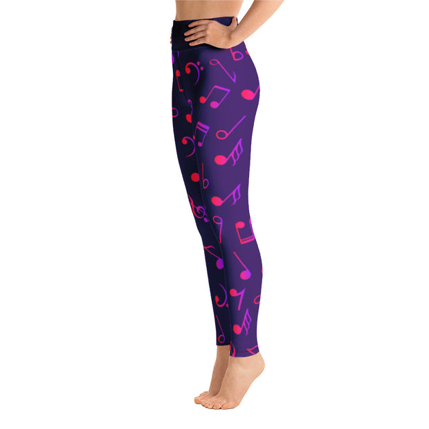 Purple Rhapsody Yoga Leggings