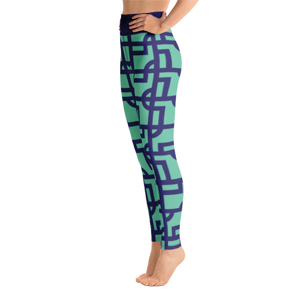 Snazzy Sinatra Yoga Leggings