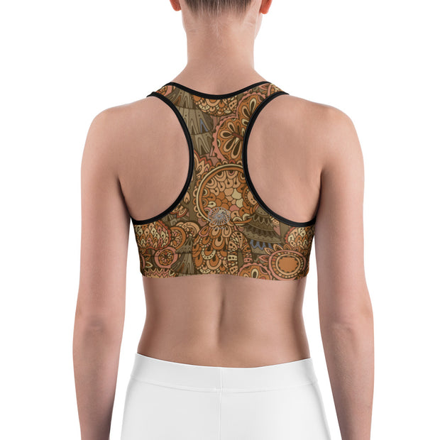 "Campfire Storyteller" Unpadded Fitness Bra