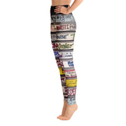 My Punk Wave Mix Tape Collection Yoga Leggings