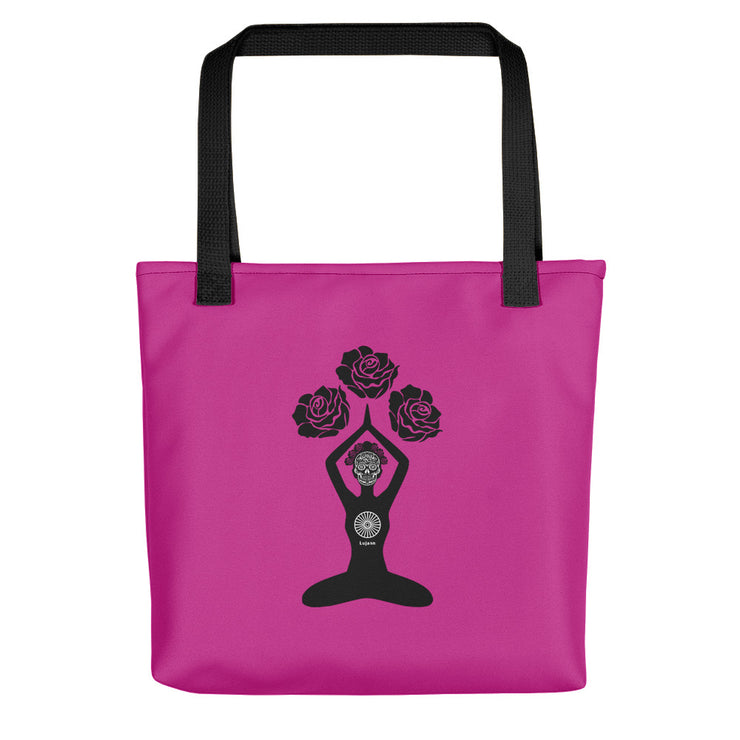"Sugar Skull" Yoga Tote Bag