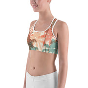 "California Dreamin'" Unpadded Fitness Bra