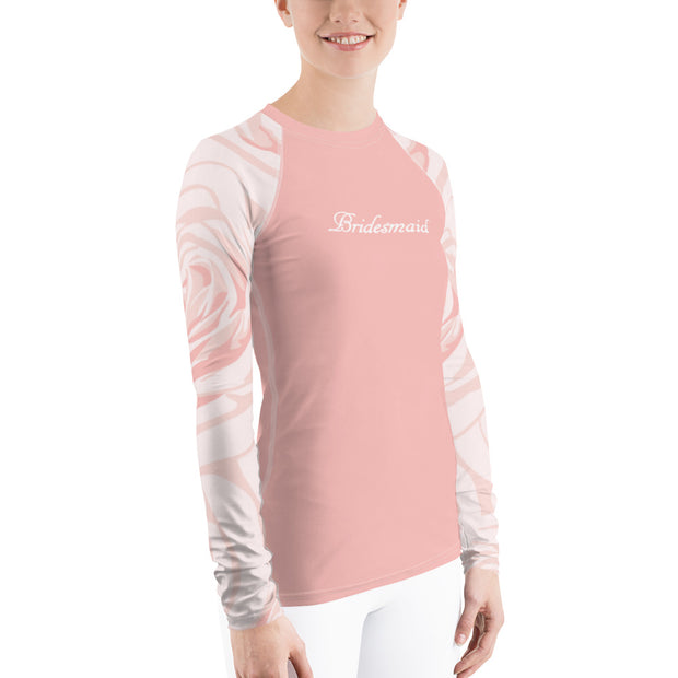 Blush Bridesmaid Fitness Top