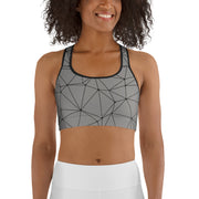 LSB GeoLine Unpadded Fitness Bra in Paloma
