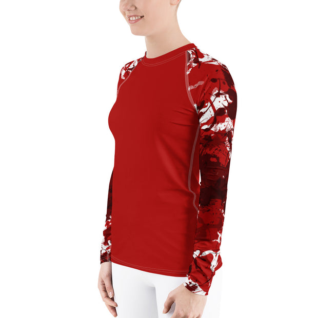 "Scarlet Stain" Land & Sea Fitness Top