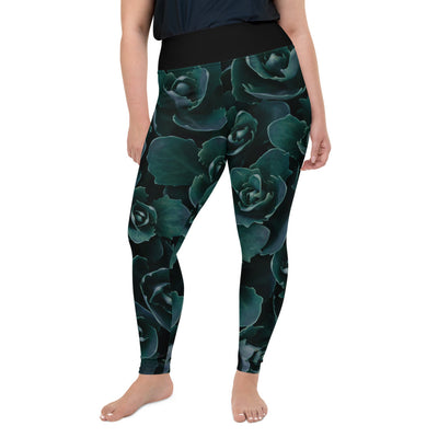 Athleisure Plus Size Leggings with great prints and colorful patterns like Athleisure leggings by Lululemon Athletica, Fabletics, Sweaty Betty, Under Armour, Nike and Adidas 