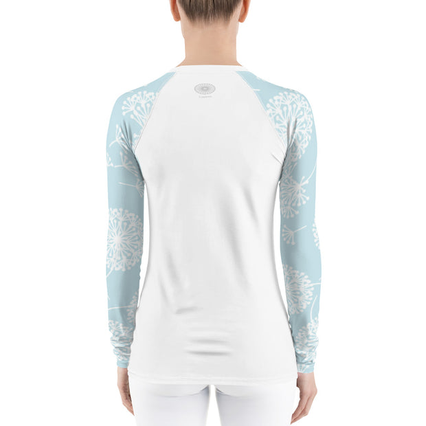Powder Blue Puff Bride Fitness Top