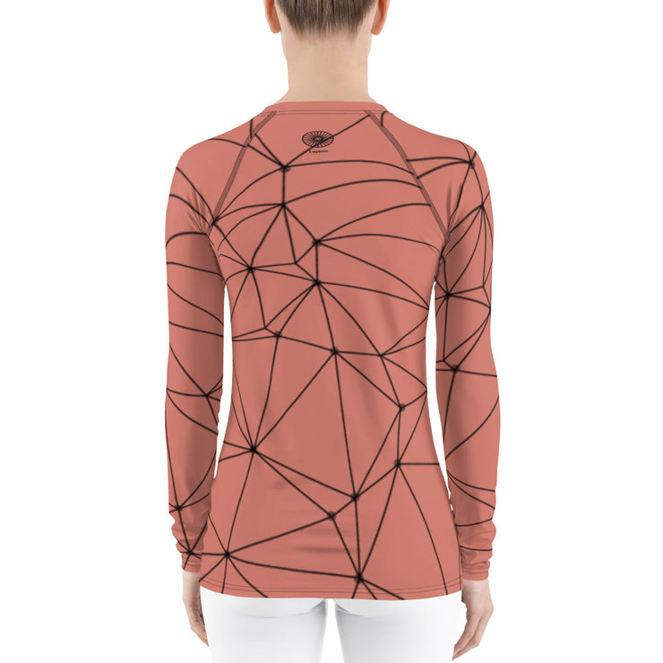 LSB Land & Sea Fitness Top in Crabapple