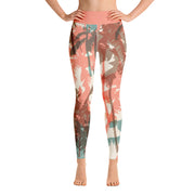 Activewear Athleisure Yoga Leggings similar to athleisure yoga leggings by Lululemon Athletica, Fabletics, Sweaty Betty, Under Armour, Nike and Adidas for yoga, fitness, Pilates, workouts in moisture-wicking fabric, high fashion prints and bright colors for hiking, camping, surfing, running, swimming, snorkeling, and other outdoor activities as well as lounging, meditation, stretching and relaxing, all for the city girl